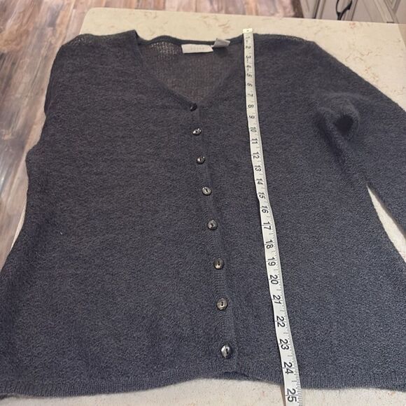 J. Jill kid mohair wool blend cardigan. - Picture 8 of 11